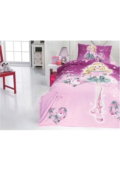 Cotton Box Cotton Girl Ranforce Mürdüm Tek Kişilik Nevresim Takım