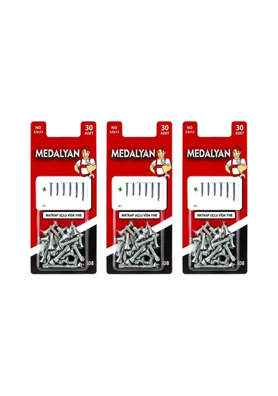 360 Adet 3.9x13 Matkap Uçlu Vida Yhb 12x30pcs 5468 Diğer