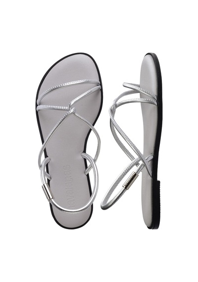 Havaianas Una Manga Kadın Gümüş Renkli Sandalet-15704 Gri