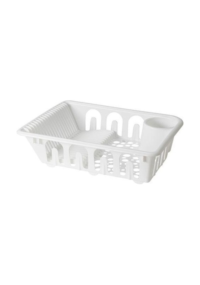 Bulaşık Sepeti 36x46 Cm Ikea Beyaz Renk Meridyendukkan Delikli Be