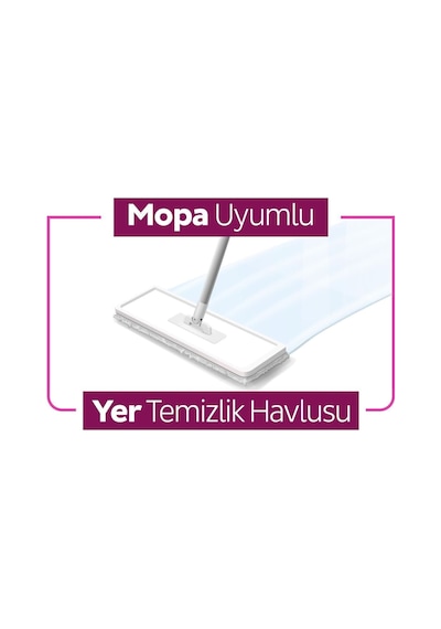 Easy Clean Lilyum Buketi Mopa Uyumlu Yer Temizlik Havlusu&mendili 20 Yaprak Diğer