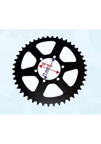 Arka Dişli Mondial Rx3i Evo 520-43t İç 68mm 6 Delikli