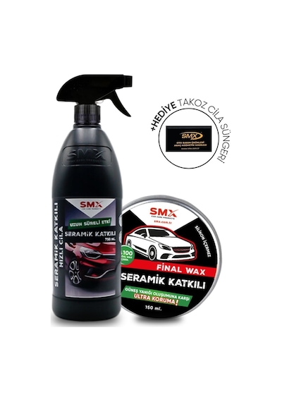 Final Wax 150 Ml /seramik Katkılı Hızlı Ve Pratik Cila 750 Ml