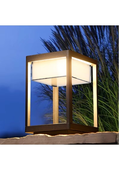 Forlife 60 Watt Solar Alüminyum Bollard Aydınlatma Armatürü Fl-3301