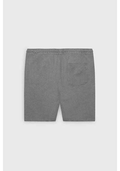 AC&Co / Altınyıldız Classics Erkek Grı Melanj Standart Fit Günlük Rahat Spor Örme Şort GRI MELANJ