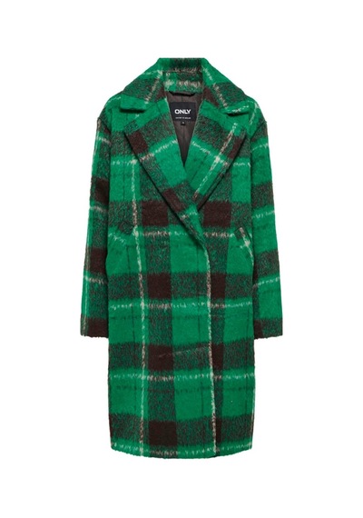 Only Onladelıne Lıfe Check Coat Cc Otw Yeşil15321906 Yeşil