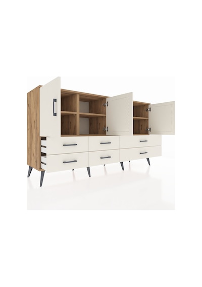 Hyperion Konsol 6 Raflı 6 Çekmeceli 4 Kapaklı 176x44x99 Çam-aytaş Çam-aytaşı Hyperion Konsol 6 Raflı 6 Çekmeceli 4 Kapaklı 176x44x99 Çam-aytaş Çam-aytaşı