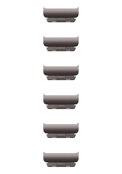 Apple Watch Uyumlu Band - 46 Mm Baklalı Model Arduvaz Bilezik Kiti Sku: Smg8690010115812