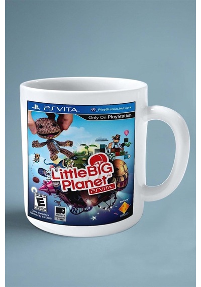 Little Big Planet Oyun Baskılı Kupa Bardak Çift Taraflı Baskı Kişiye Özel Model 2 Çok Renkli