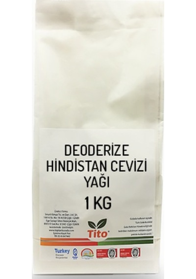 Tito Deoderize Hindistan Cevizi Yağı 1 KG