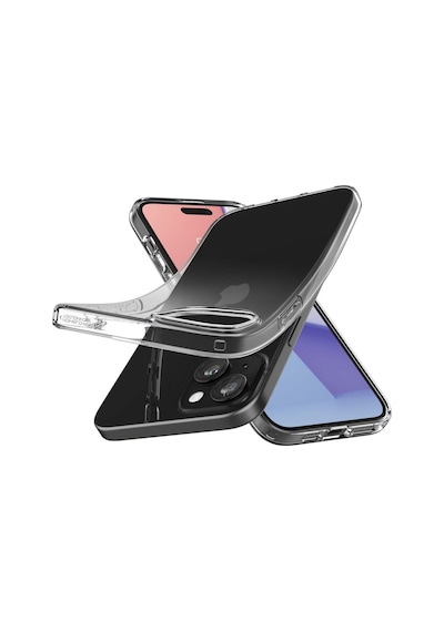 Spigen Apple Uyumlu iPhone 15 Plus Kılıf Liquid Crystal Tam Koruma Crystal Clear - ACS06647 Spigen Apple Uyumlu iPhone 15 Plus Kılıf Liquid Crystal Tam Koruma Crystal Clear - ACS06647