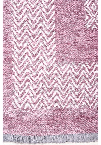 Pembe Modern Yıkanabilir Antibakteriyel Salon Halısı - Yo11543p