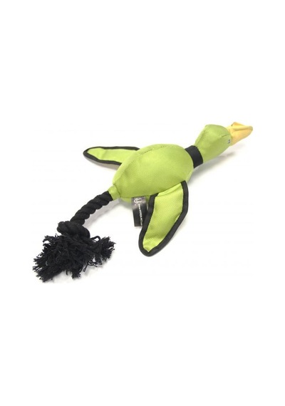 Nunbell Sesli, Diş İpli, Dayanıklı Ördek Kumaş Köpek Oyuncağı 40 Cm