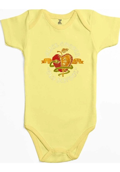 Zepplin Giyim Alice Cooper Old School Mavi Bebek Body Zıbın