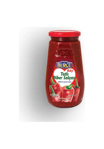Burcu Tatlı Biber Salçası Cam 600 G