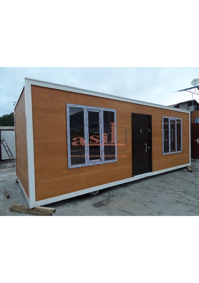21 M² 1+1 Dış Ahşap Desenli Betopan İç Pvc Lambiri Konut