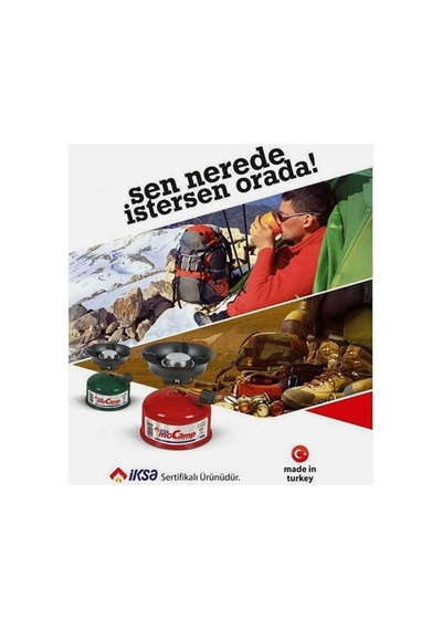 Kamp Doğa Ocağı Set Kolay Taşınabilir Denge Aparatlı Çakmak Gazı Hediyeli Çok Renkli