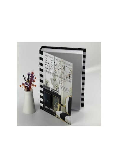 Bak Gel Al Kitap Görünümlü Dekoratif Kutu, Iskandinav Tarzı Kitap Şeklinde Saklama Kutusu, Ev Dekorasyonu, Modern Ev Dekorasyonu- Element Of Style - Dvdktpkt005