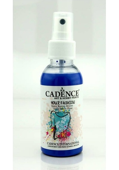 Cadence Your Fashion Sprey Kumaş Boyası 100 Ml. 1110 Marin Mavi