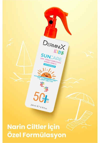Kids Suya Dayanıklı Çocuk Güneş Kremi Spf50 Uva+uvb 200ml