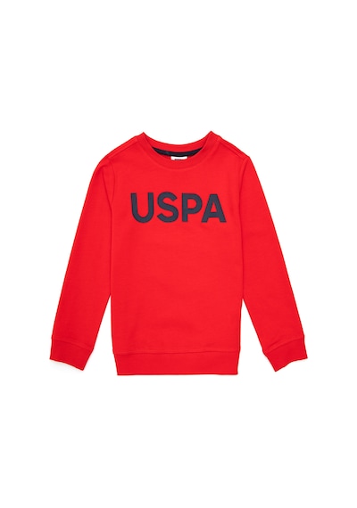 U.S. Polo Assn. Erkek Çocuk Kırmızı Bisiklet Yaka Sweatshirt 50289143-VR030