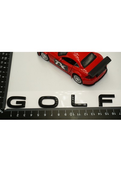 Volkswagen Golf8 Bagaj 3M 3D Yeni Nesil Parlak Siyah ABS Yazı Log