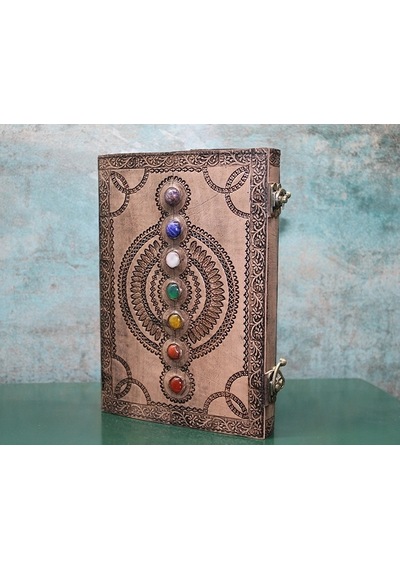 Taşlı Deri Defter Ksk3155