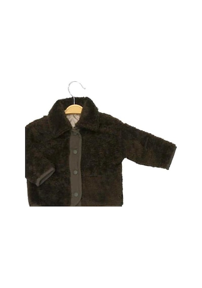 Çikoby Erkek Bebek Peluş Mont-13601 Kahverengi