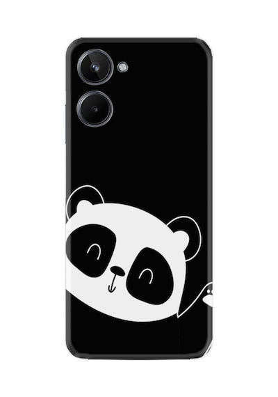 Realme 10 Kılıf Silikon Desen Özel Seri Bay Bay Panda 1784