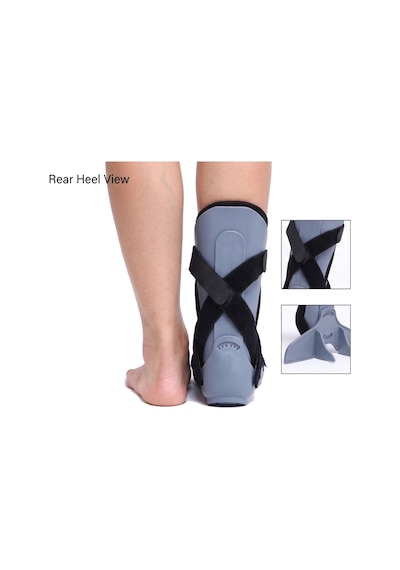 Code: Ort-368 Lüks Ayak İstirahat Ateli Foot Guard Afo - Lüx Anti-rotasyon Ateli Gri