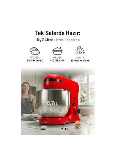 Fantom Nfest HM 1500 W Stand Mixer