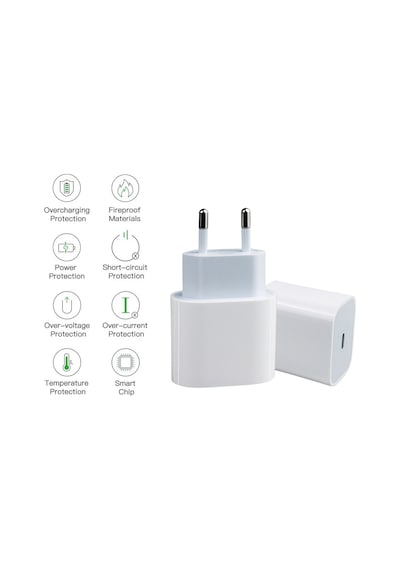 Apple Uyumlu iPad Mini 6.Nesil 20W Usb-C Girişli Hızlı Şarj Cihazı Adaptör - İthalatçı Garantili