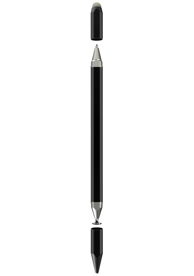 Newface - 747 - Dokunmatik Stylus Kalem Pen 1101 - Spt-gld - - Siyah