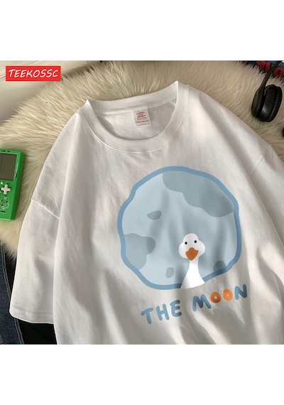 Noıssey Urban Pop Graphic Kadın Tişört Koleksiyonukod 5230 Beyaz
