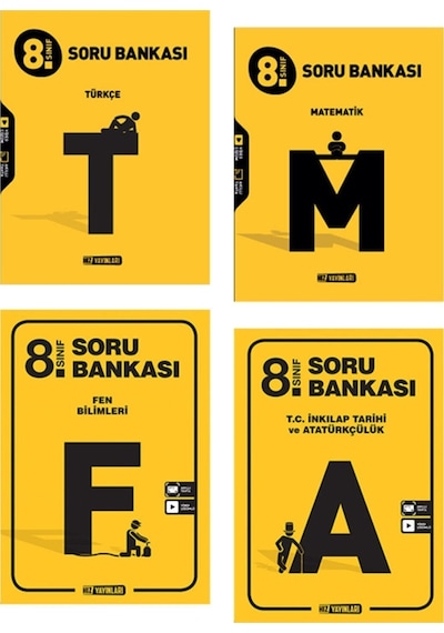 Hız Yayınları 8. Sınıf Tüm Dersler Soru Bankası Seti