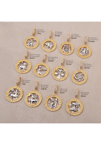 Kova Burç Altın Charm 2,83 Gr-6484