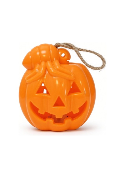 Led Bal Kabağı Figürü 9 Cm Turuncu Halloween Cadılar Bayramı Asılabilir Dekoratif Parti Süsü Renkli