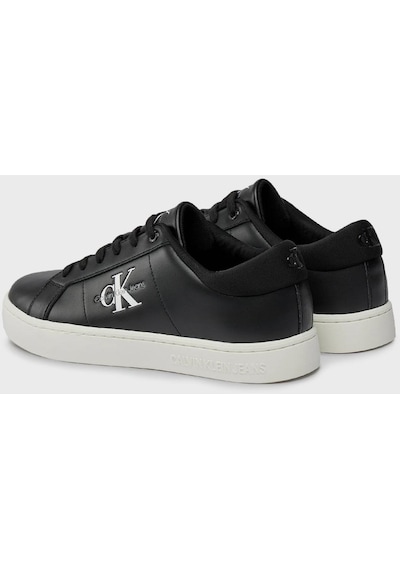 Calvin Klein Erkek Ayakkabı Ym0ym00864 0gm Siyah-beyaz Beyaz - Siyah