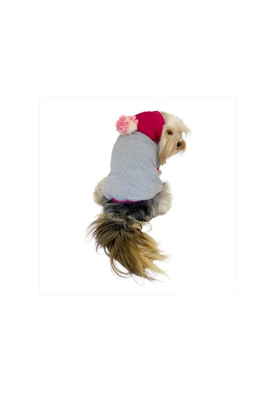 Kemique Pink Amigo Kapşonlu Sweatshirt Köpek Kıyafeti Kemique Pink Amigo Kapşonlu Sweatshirt Köpek Kıyafeti