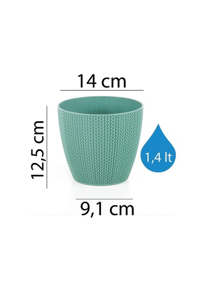 Serinova Sümela Örgü Desenli Saksı 1.4 Lt 15249801