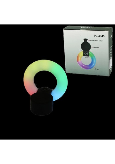 Jenerik Bluetooth Mini Hoparlör Usb Şarjlı Led Işıklı Telefon Tutucu