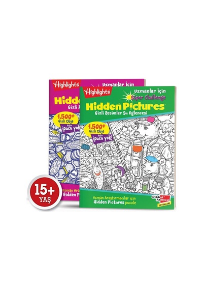 Focus_Gelişim Uzmanlar Için Hidden Pictures 2'Li Set