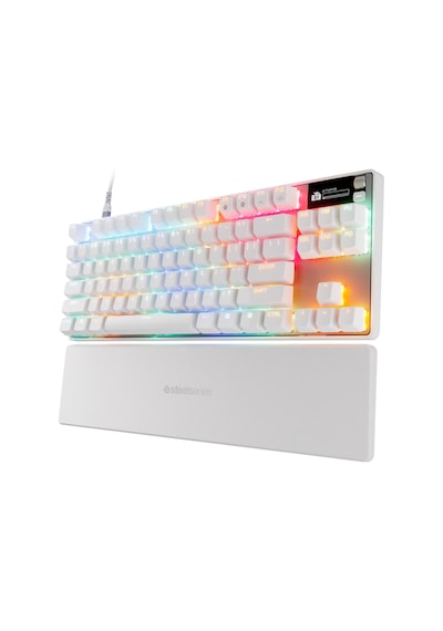 Steelseries Apex Pro Tkl Gen 3 Omnipoint 3.0 Hipermanyetik Switch Rgb Mekanik Kablolu Oyuncu Klavyesi Uk - Beyaz