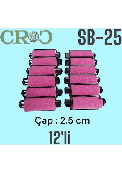 Croc Sb-25 Sünger Bigudi 12li