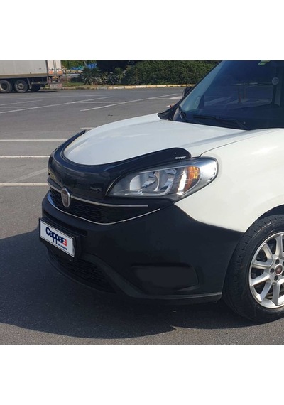 Cappafe Fiat Doblo Ön Kaput Koruyucu Rüzgarlık 4Mm Abs 2015-›