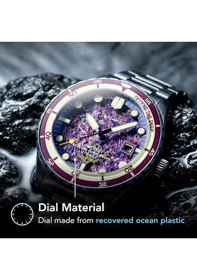 Spinnaker Hass Sp-5172-44 4ocean Limited Edition Otomatik Erkek Kol Saati Metalik Gri