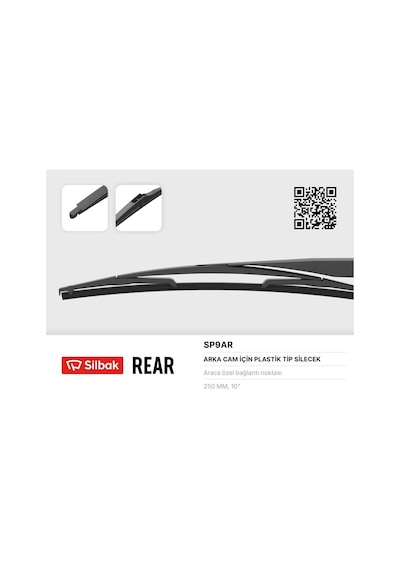 Ilkeshop Silecek Süpürgesi Arka Plastik Tip 200mm Peugeot 308 Iı 09/13 . Renault Mgn Iı 11/02 12/09