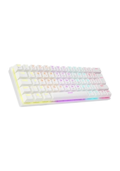 Ally K11 Beyaz Rainbow Q Bilek Destekli Red Switch Gaming Oyuncu Klavye