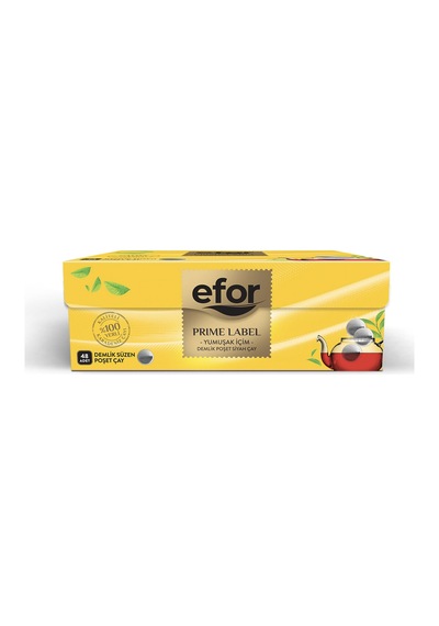 Efor Prime Label Demlik Poşet Çay 48'li 153 G - 8 Adet Tarı