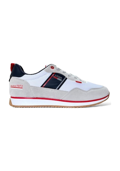 Erkek Günlük Sneaker Spor Ayakkabı Beyaz - Lacivert-Beyaz - Lacivert